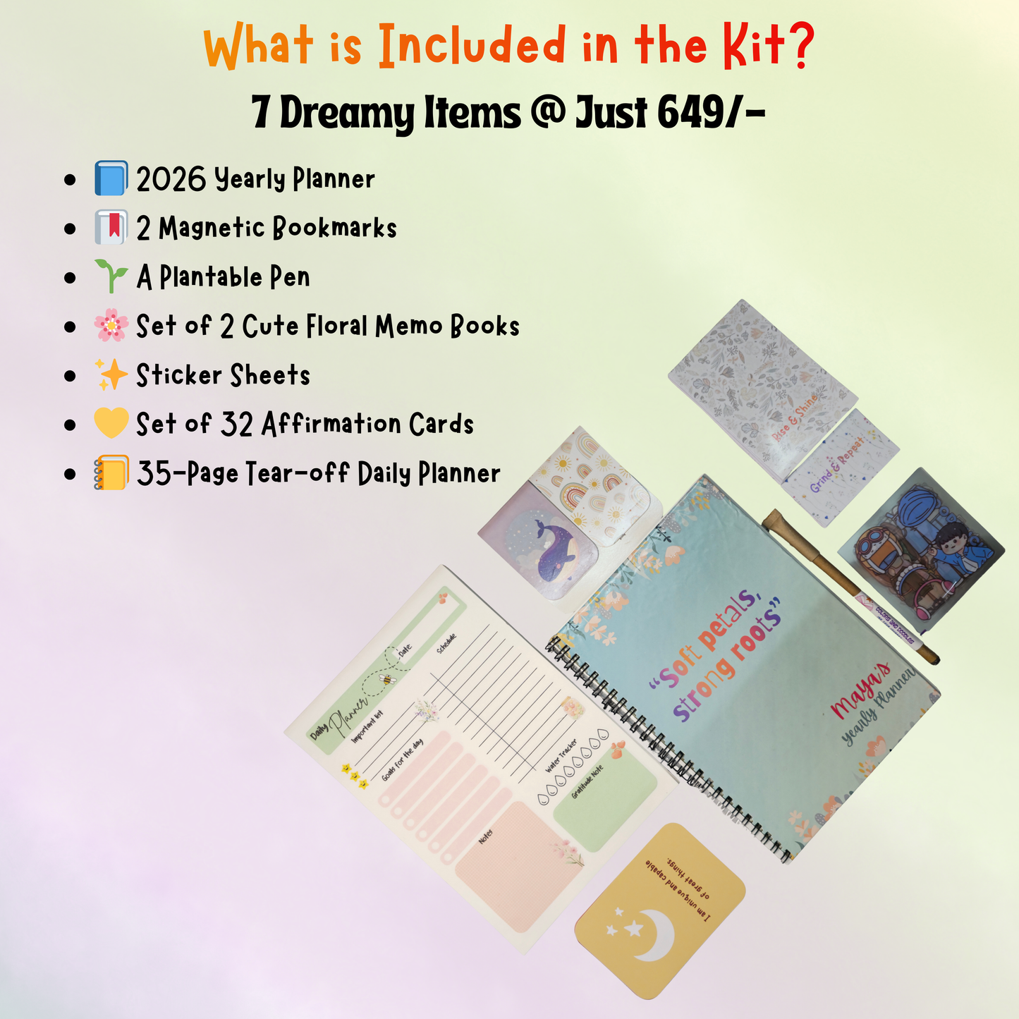 Bright & Bloom Yearly Planner