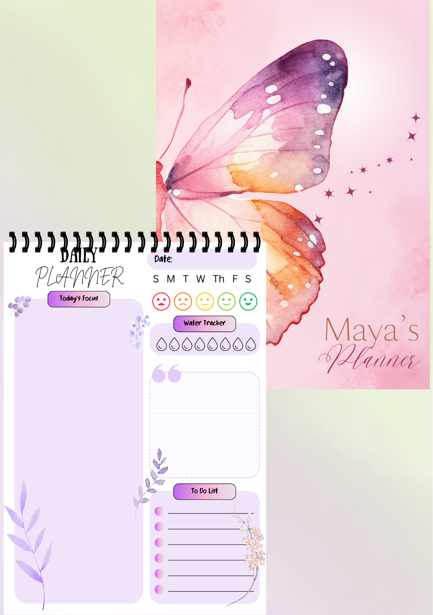 The Mood & Focus Daily Planner Kit
